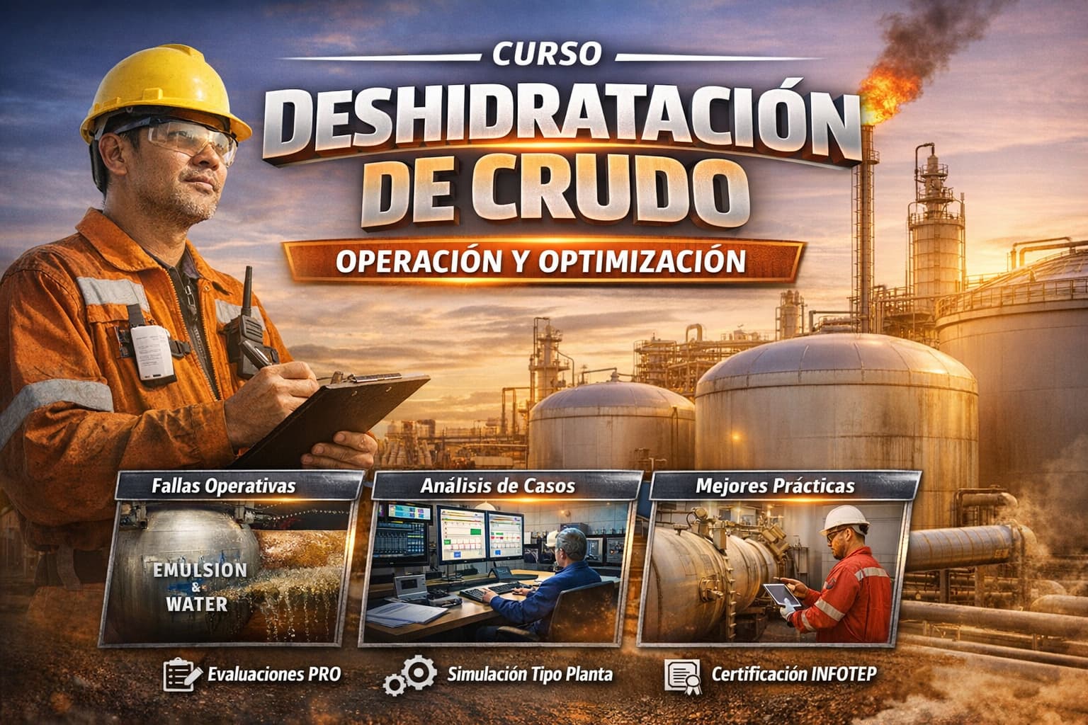 Deshidratación de crudo